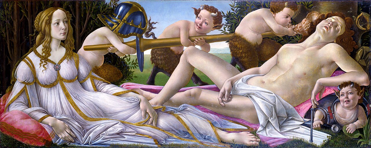 Venus and Mars by Sandro Botticelli (1485)