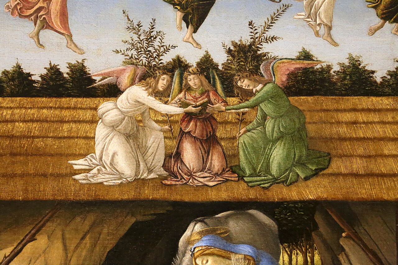 The Mystical Nativity by Sandro Botticelli (1500)