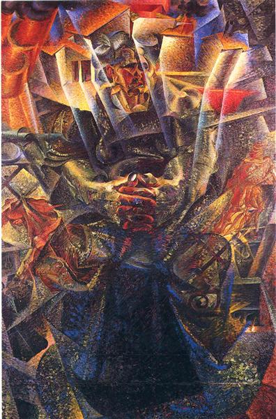 Materia by Umberto Boccioni (1912)