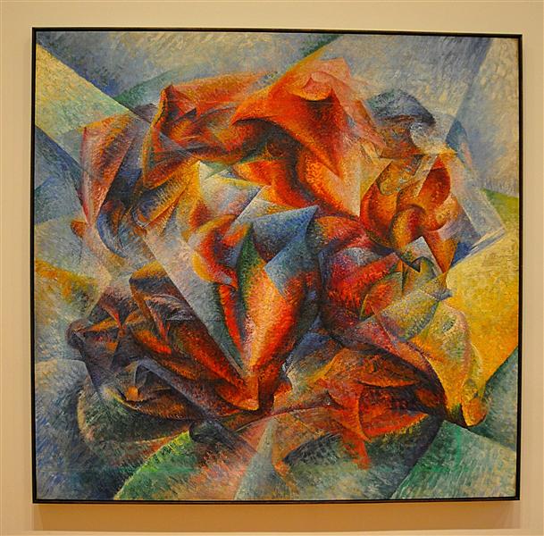Dinamismo de un jugador de fútbol by Umberto Boccioni (1913)