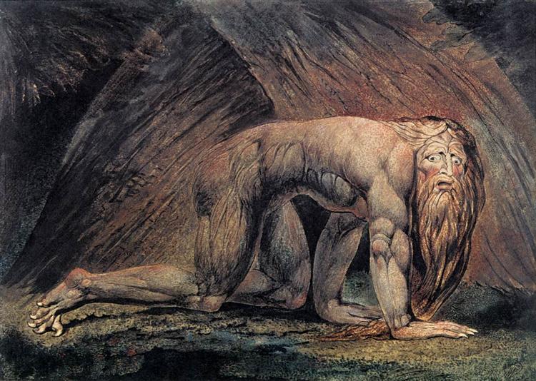 Nabucodonosor by William Blake (1795)
