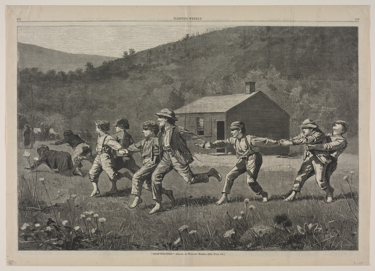 Snap-the-Whip by Winslow Homer (1873)