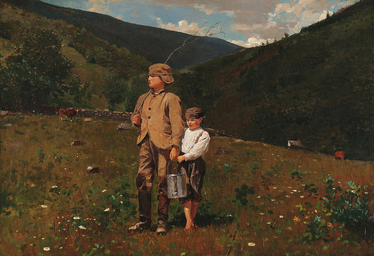 Crossing the Pasture by Winslow Homer (1871)